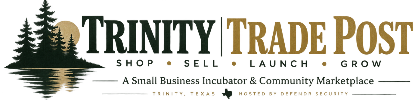 Trinity Trade Post — Small Business Incubator and Community Marketplace — Hosted by Defendr Security