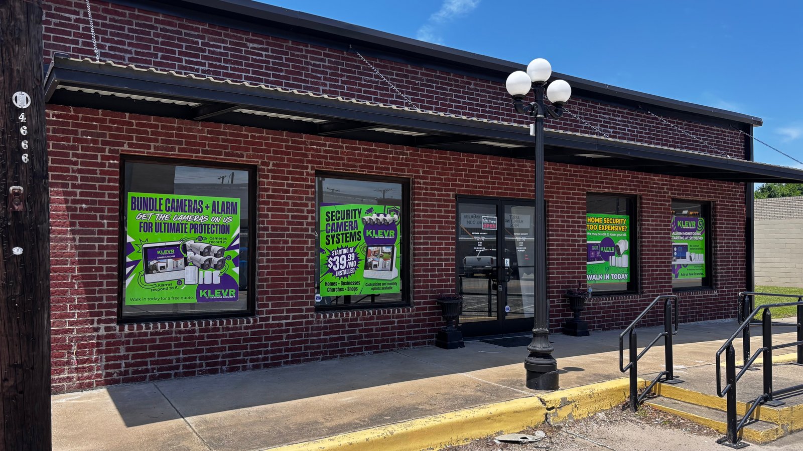 The Trinity Trade Post space inside the KLEVR by DEFENDR SECURITY location in Trinity, Texas